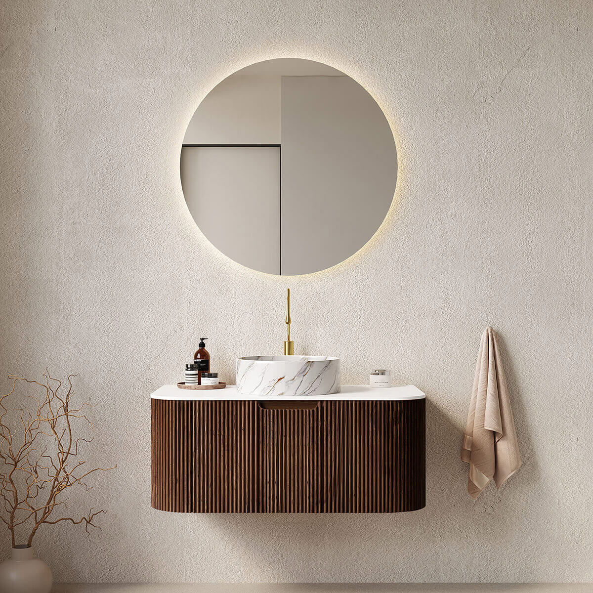 Wall Mounted Bathroom Cabinet  Unit