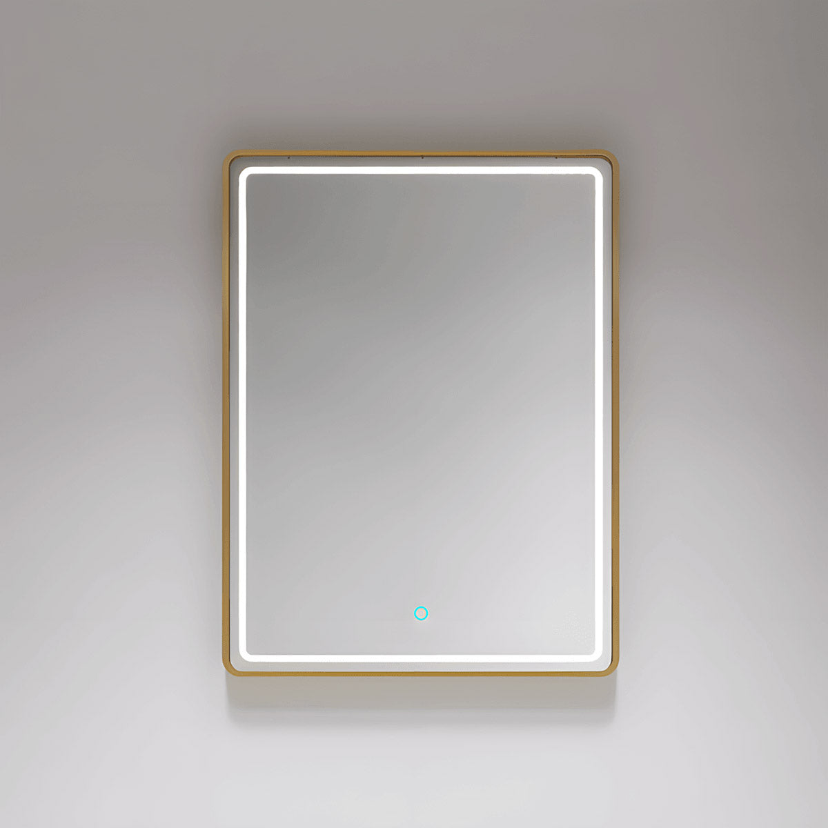 bathroom mirror with lights and anti-fog