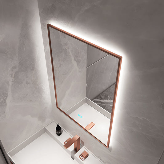 touch control dimmable bathroom mirror