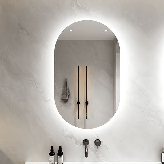 dimmable LED bathroom mirror