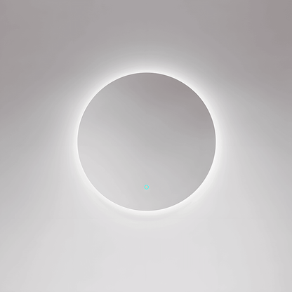 round LED bathroom mirror