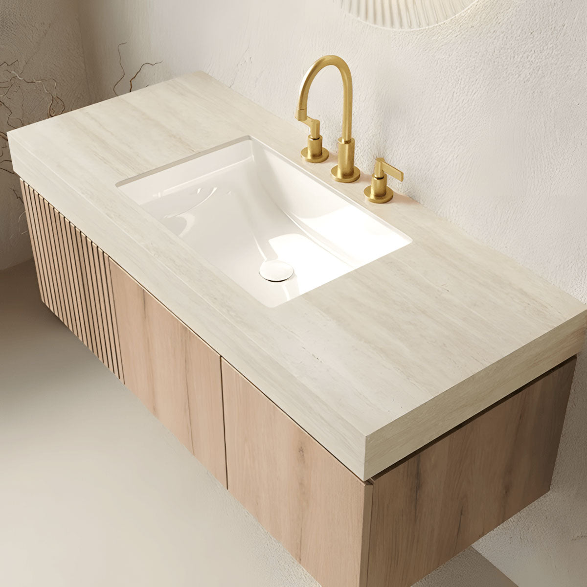 wall mounted bathroom vanity