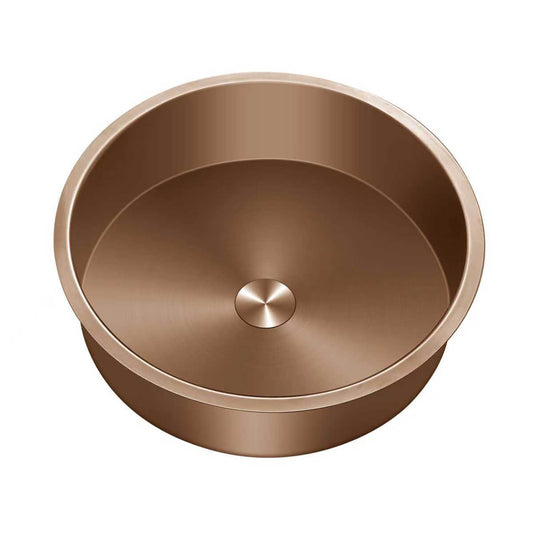 Undermount stainless steel bathroom sink for vanity cabinet