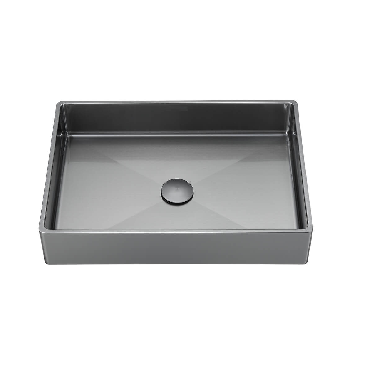 countertop stainless steel basin
