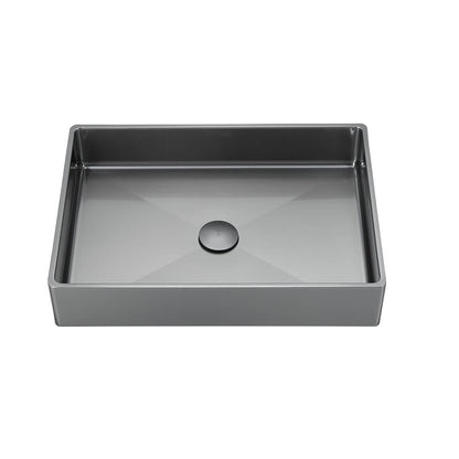 countertop stainless steel basin