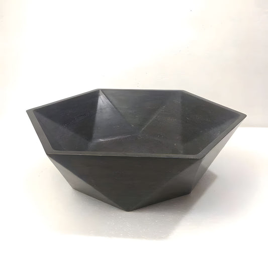 Polished natural stone bathroom sink glossy surface bright luxury