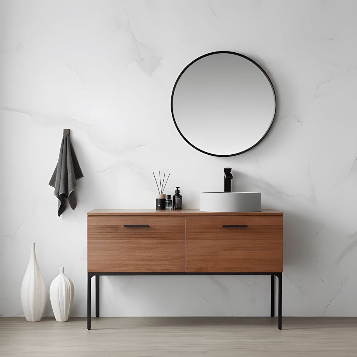 Vintage Style Wall Mounted Bathroom Cabinet